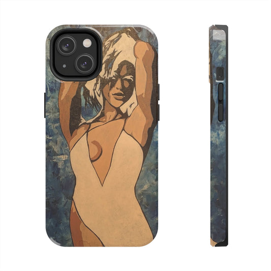 White Eyes Durable IPhone Case