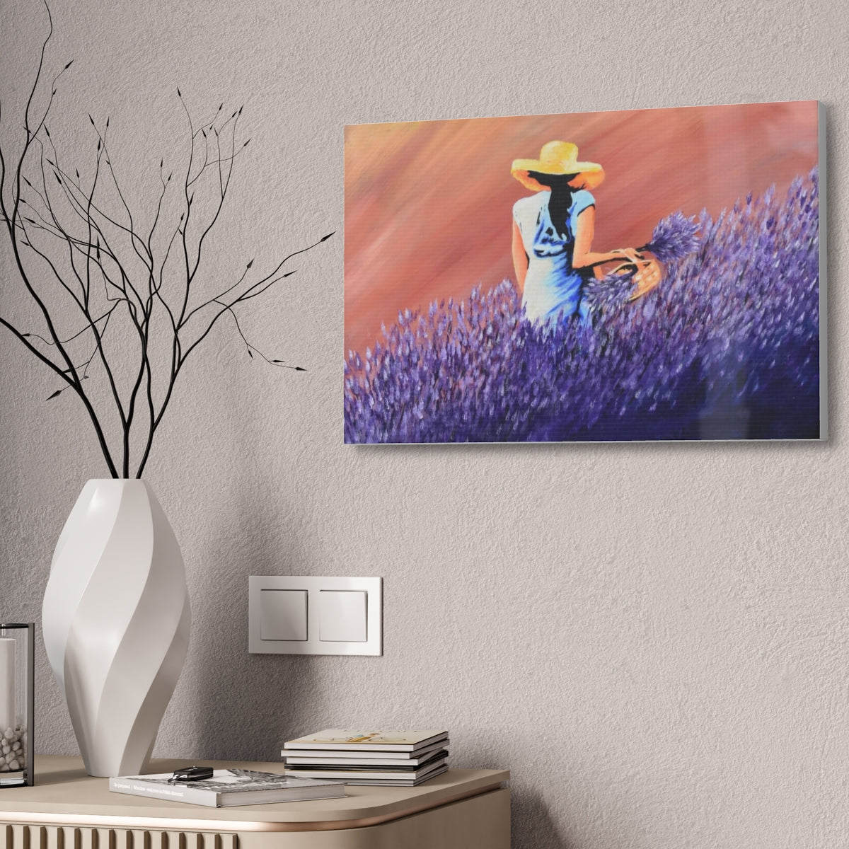 Lavender Sunset Canvas