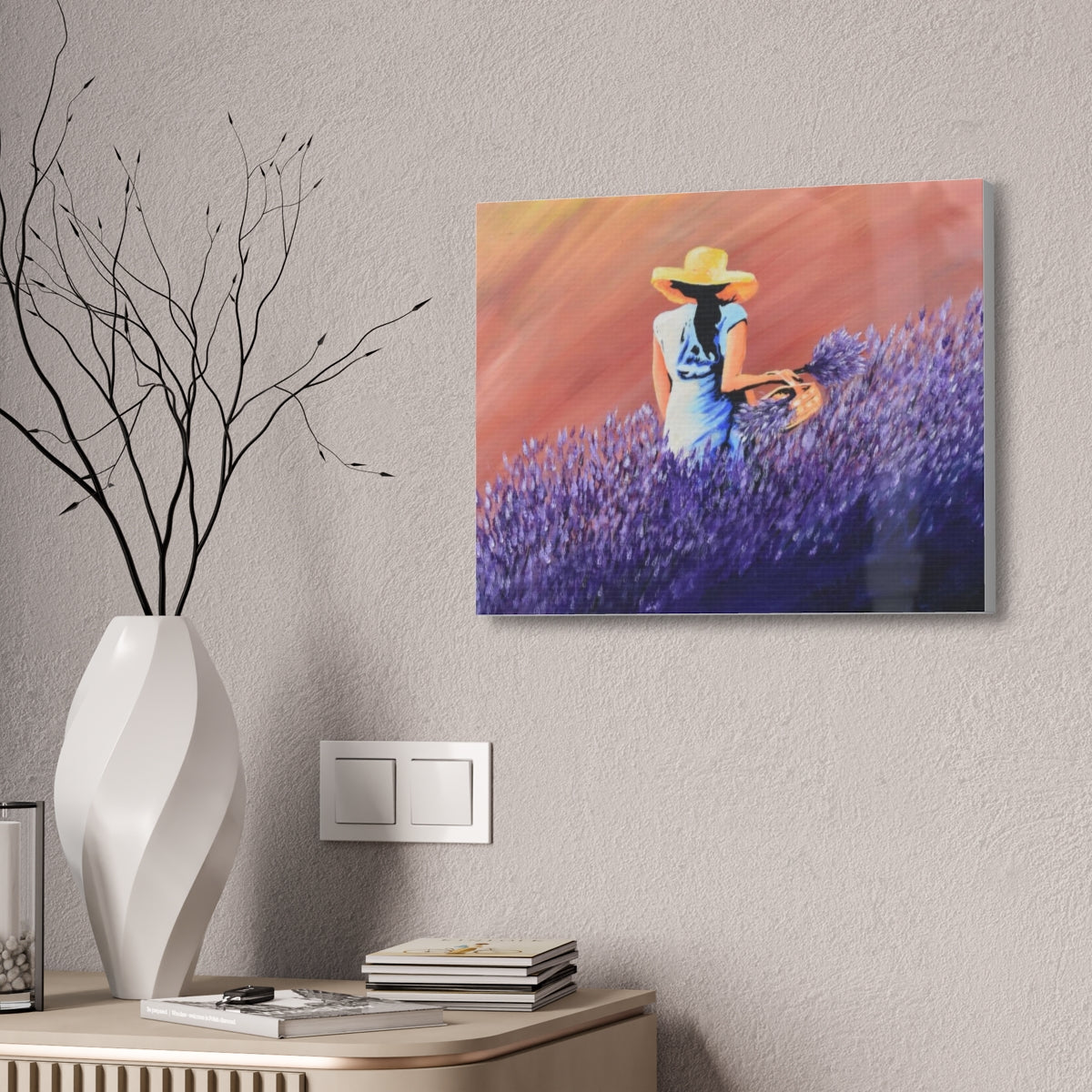 Lavender Sunset Canvas