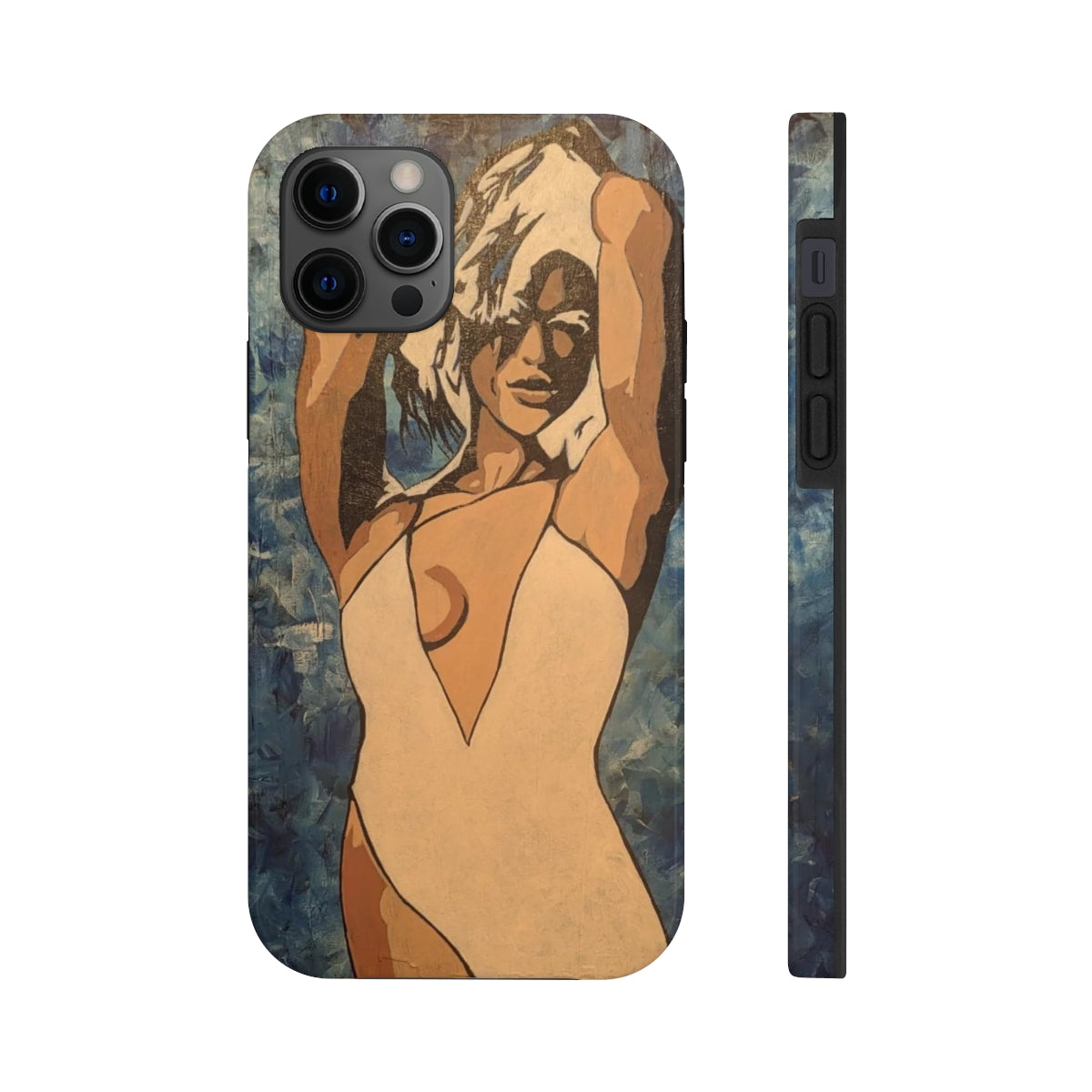 White Eyes Durable IPhone Case