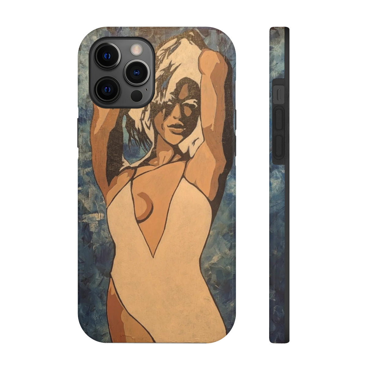 White Eyes Durable IPhone Case