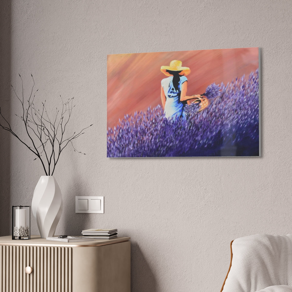 Lavender Sunset Canvas