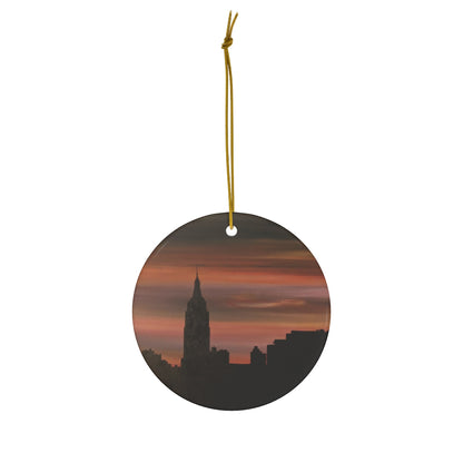 Blackout Ceramic Ornament, 2 Shapes