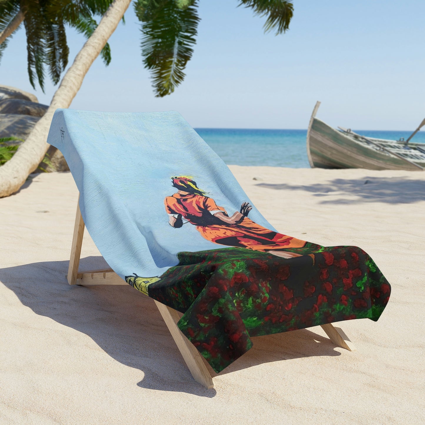 Wild Flower Beach Towel