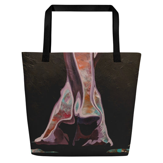 Tip Toe Tote Bag w/ Pocket