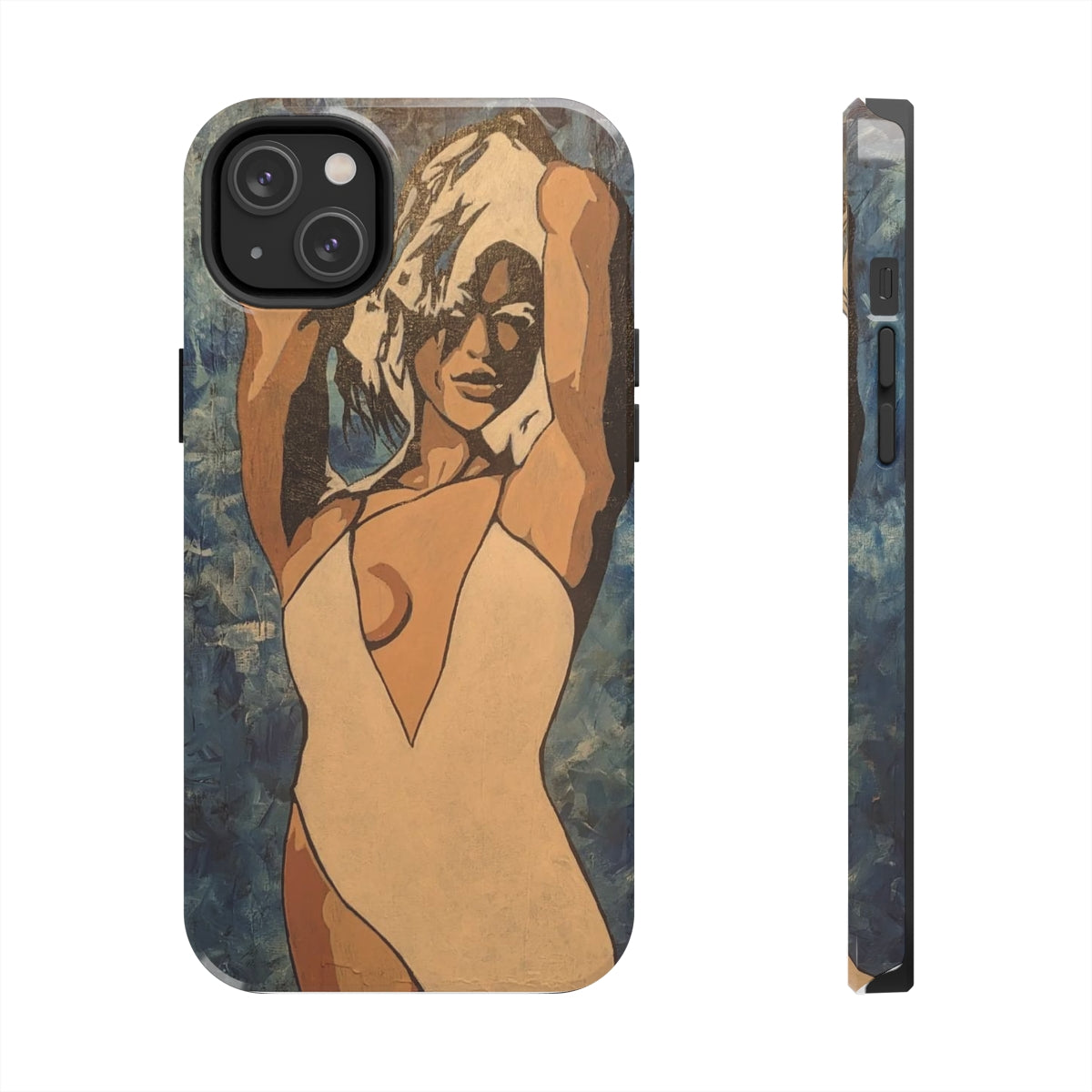 White Eyes Durable IPhone Case