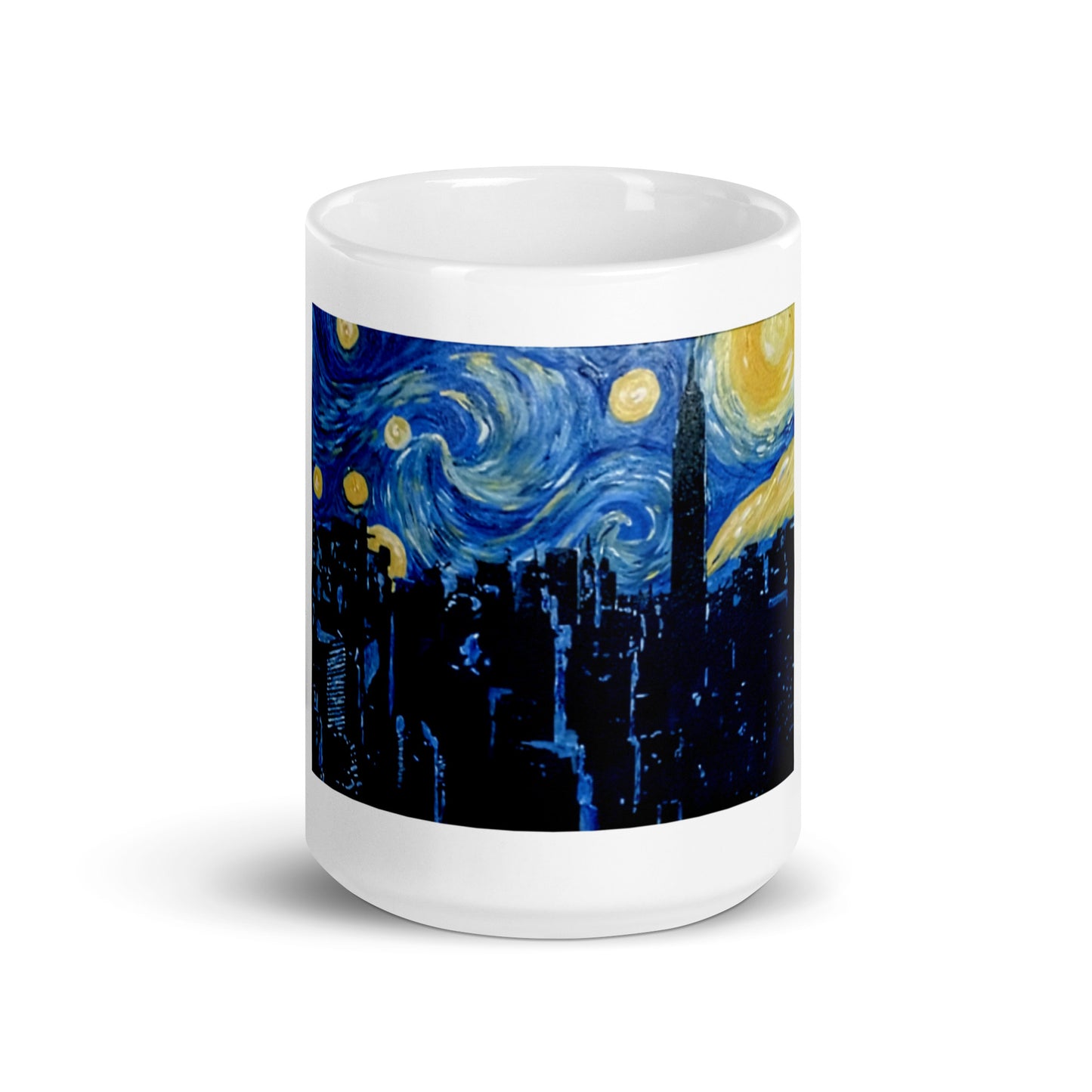 Starry Night Over Manhattan Mug