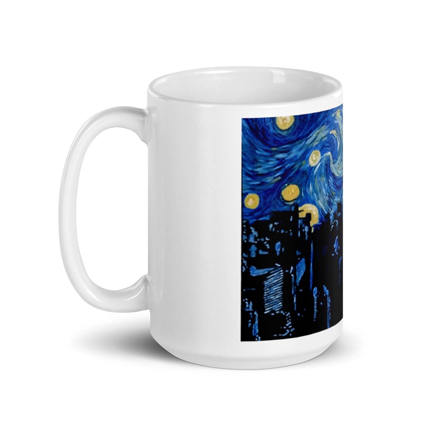 Starry Night Over Manhattan Mug